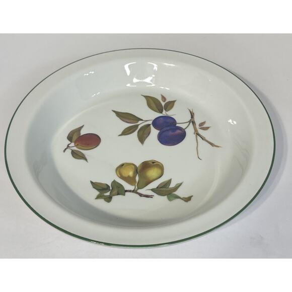 Royal Worcester Evesham Vale Pie Plate 10” England Vintage Bakeware - Picture 6 of 6
